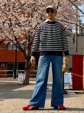 「HUGO BOSS（ヒューゴボス）のアイテム」を使った、☠️HiRoC☠️さん（メンズ・171cm）の春コーディネート