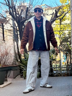 「PENDLETON（ペンドルトン）のアイテム」を使った、☠️HiRoC☠️さん（メンズ・171cm）の冬コーディネート