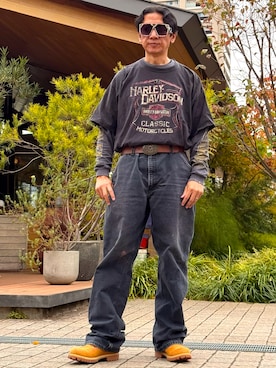 「アイテム（サングラス）」を使った、☠️HiRoC☠️さん（メンズ・171cm）の秋コーディネート