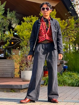 「アイテム（ドレスシューズ）」を使った、☠️HiRoC☠️さん（メンズ・171cm）の秋コーディネート