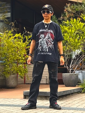「アイテム（ネックレス）」を使った、☠️HiRoC☠️さん（メンズ・171cm）の秋コーディネート