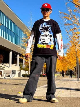 「アイテム（サングラス）」を使った、☠️HiRoC☠️さん（メンズ・171cm）の秋コーディネート