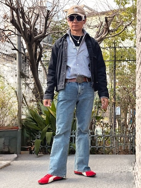 ☠️HiRoC☠️さん（メンズ・171cm）の春コーディネート