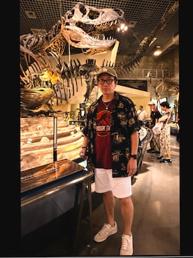 「GU（ジーユー）のアイテム（アクセサリー）」を使った、☠️HiRoC☠️さん（メンズ・171cm）の夏コーディネート