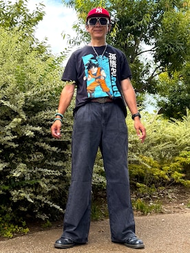 「アイテム（サングラス）」を使った、☠️HiRoC☠️さん（メンズ・171cm）の秋コーディネート
