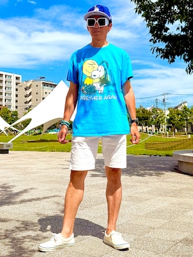 「アイテム（サングラス）」を使った、☠️HiRoC☠️さん（メンズ・171cm）の夏コーディネート