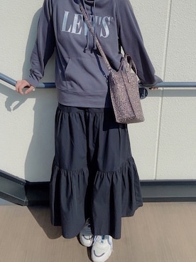 「リーバイス」｜ぽんさん（レディース・158cm）の秋コーディネート