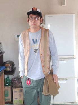 「PROPPER（プロッパー）のアイテム」を使った、Kazuさん（メンズ・177cm）の秋コーディネート