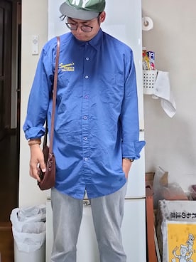 「abcd（ナシ）のアイテム（トップス）」を使った、Kazuさん（メンズ・177cm）の春コーディネート