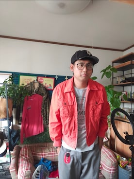 「DOCKERS（ドッカーズ）のアイテム（パンツ）」を使った、Kazuさん（メンズ・177cm）の秋コーディネート