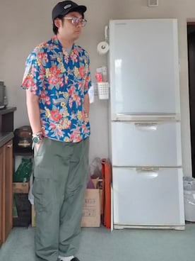 「PROPPER（プロッパー）のアイテム」を使った、Kazuさん（メンズ・177cm）の春コーディネート