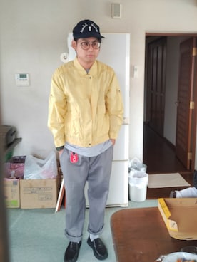 「DOCKERS（ドッカーズ）のアイテム（パンツ）」を使った、Kazuさん（メンズ・177cm）の秋コーディネート