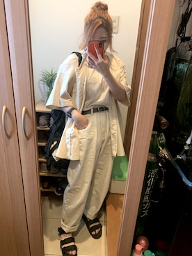 「DRESKIP（ドレスキップ）のアイテム（アクセサリー）」を使った、yone.さん（レディース・159cm）の夏コーディネート