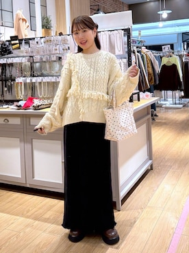 「アイテム（ポロシャツ）」を使った、𝘺𝘶𝘳𝘢さん（レディース・153cm）の秋コーディネート