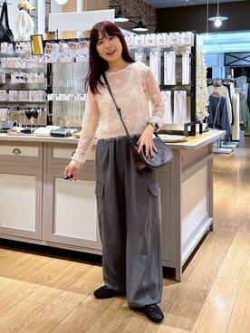 𝘺𝘶𝘳𝘢さん（レディース・153cm）の秋コーディネート