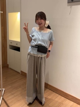 𝘺𝘶𝘳𝘢さん（レディース・153cm）の春コーディネート