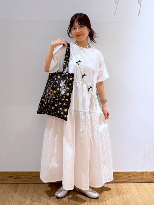 【N】ページ　　リクエスト商品のため セール】カットティアードワンピースSS 326161（ワンピース