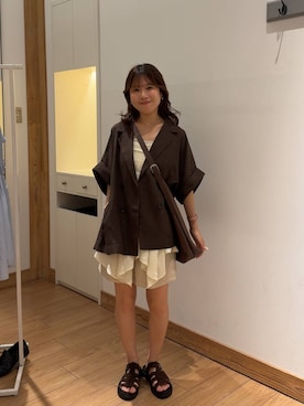 𝘺𝘶𝘳𝘢さん（レディース・153cm）の夏コーディネート