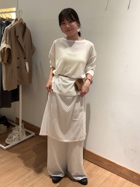 𝘺𝘶𝘳𝘢さん（レディース・153cm）の夏コーディネート