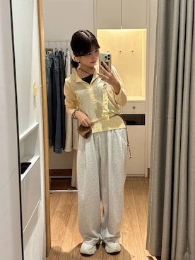 「LOWRYS FARM（ローリーズファーム）のアイテム（スニーカー）」を使った、𝘺𝘶𝘳𝘢さん（レディース・153cm）の秋コーディネート