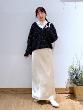 𝘺𝘶𝘳𝘢さん(レディース・153cm)の冬コーディネート