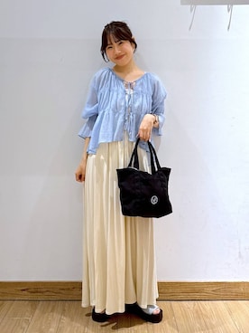 𝘺𝘶𝘳𝘢さん（レディース・153cm）の夏コーディネート