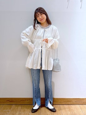 𝘺𝘶𝘳𝘢さん（レディース・153cm）の春コーディネート