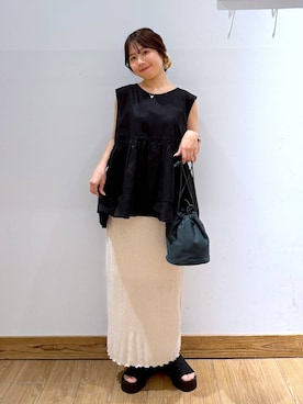 𝘺𝘶𝘳𝘢さん（レディース・153cm）の夏コーディネート