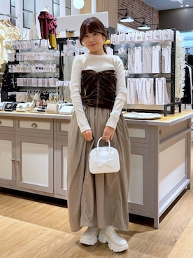 𝘺𝘶𝘳𝘢さん（レディース・153cm）の秋コーディネート