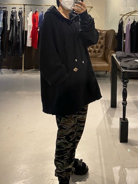 「READYMADE（レディメイド）のアイテム（パンツ）」を使った、カナさん（レディース・161cm）の秋コーディネート