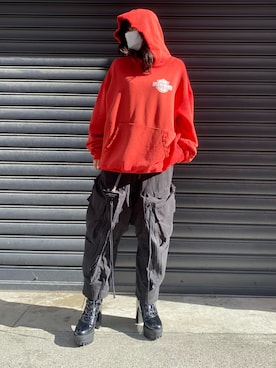 「ALCHEMIST（アルケミスト）のアイテム」を使った、カナさん（レディース・161cm）の秋コーディネート