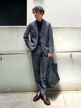 「ビジネスコーデ」｜gattaさん（メンズ・174cm）の春コーディネート