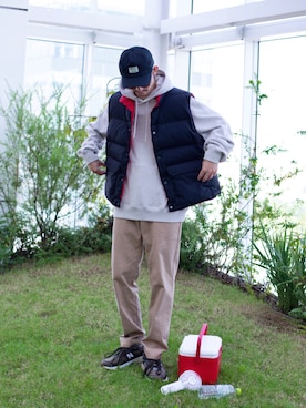 「COLEMAN（コールマン）のアイテム（ジャケット/アウター）」を使った、gattaさん（メンズ・174cm）の冬コーディネート