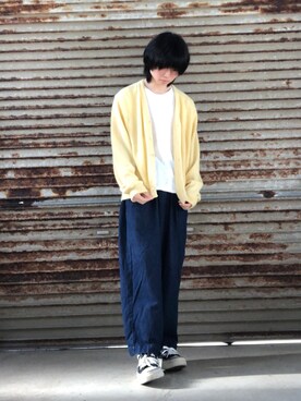 レモンイエロー のメンズ人気ファッションコーディネート Wear