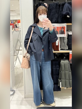 「CLATHAS（クレイサス）のアイテム」を使った、はなさん（レディース・165cm）の秋コーディネート