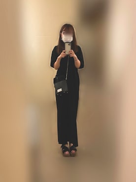 「メゾンマルジェラ」｜「アイテム（ワンピース/ドレス）」を使った、Mayumuuさん（レディース・154cm）の夏コーディネート