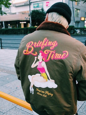 「スタッフセンバツ」｜「アイテム（ミリタリージャケット）」を使った、わたるさん（メンズ・173cm）の秋コーディネート