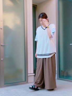 かえ。さん（レディース・158cm）の秋コーディネート