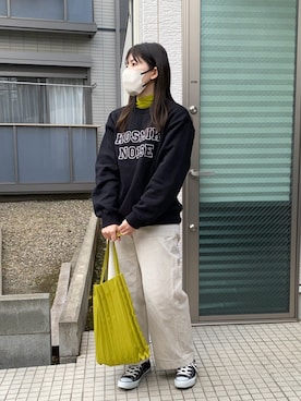 「AMERICAN HOLIC（アメリカンホリック）のアイテム」を使った、かえ。さん（レディース・158cm）の秋コーディネート