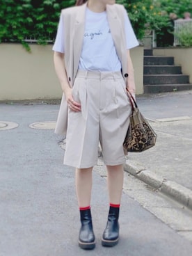 かえ。さんの（GU | ジーユー）を使ったコーディネート