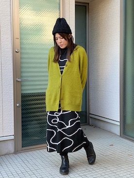 かえ。さん（レディース・158cm）の冬コーディネート