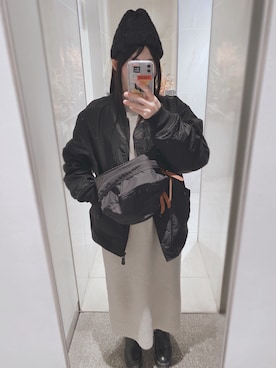 かえ。さん（レディース・158cm）の冬コーディネート