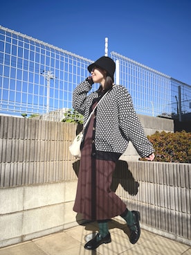 「natural couture（ナチュラルクチュール）のアイテム」を使った、ぷーさん（レディース・159cm）の冬コーディネート