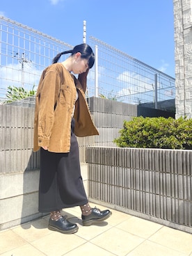 「アイテム（その他シューズ）」を使った、ぷーさん（レディース・159cm）の秋コーディネート