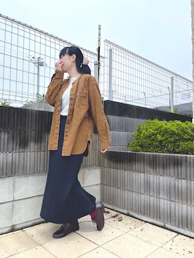 「アイテム（レインシューズ）」を使った、ぷーさん（レディース・159cm）の秋コーディネート