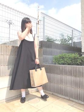 「HARUTA」｜「アイテム（ワンピース/ドレス）」を使った、ぷーさん（レディース・159cm）の秋コーディネート