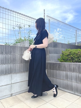 「アイテム（パンプス）」を使った、ぷーさん（レディース・159cm）の夏コーディネート