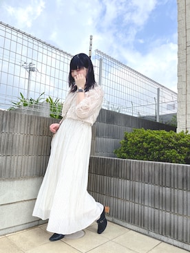 「アイテム（ワンピース/ドレス）」を使った、ぷーさん（レディース・159cm）の秋コーディネート