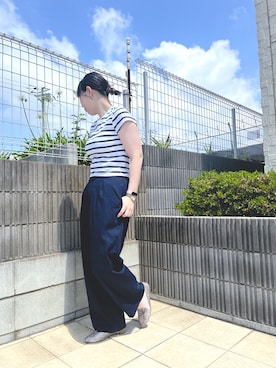「アイテム（パンプス）」を使った、ぷーさん（レディース・159cm）の夏コーディネート