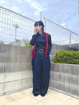「アイテム（バレエシューズ）」を使った、ぷーさん（レディース・159cm）の秋コーディネート